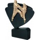 Figurka odlewana- karate -Wersja czarno-złota - RFEL5015/BK/G