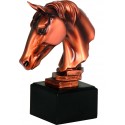 Figurka odlewana - jeździectwo - głowa konia - RFST2060