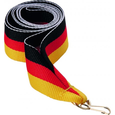 Wstążka do medalu - "Flaga Niemiec" 11 mm - V8-BK/R/Y
