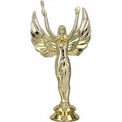 Figurka plastikowa "Anioł triumf" złota - F20/G