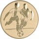 Emblemat samoprzylepny złoty - piłka nożna - D2-A1