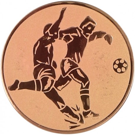 Emblemat samoprzylepny brązowy - piłka nożna - D1-A2/B