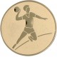 Emblemat samoprzylepny złoty - piłka ręczna - D1-A4