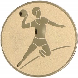 Emblemat samoprzylepny złoty - piłka ręczna - D2-A4