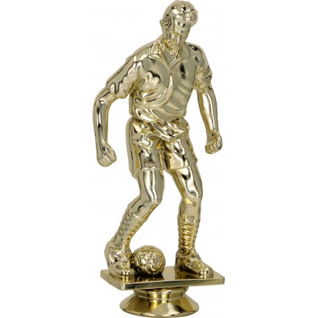 Figurka plastikowa "Piłkarz" złota - F24/G