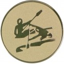Emblemat samoprzylepny złoty - kajakarstwo - D1-A17