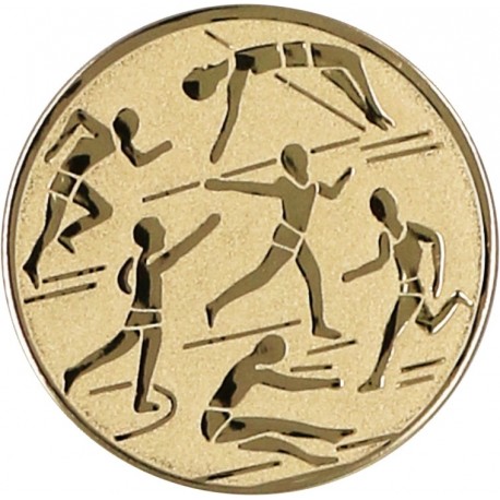 Emblemat samoprzylepny złoty - lekkoatletyka - D2-A29/G