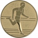 Emblemat samoprzylepny złoty - lekkoatletyka / biegi - D1-A30