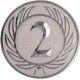 Emblemat samoprzylepny srebrny - D2-A37