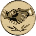 Emblemat samoprzylepny złoty - D2-A42