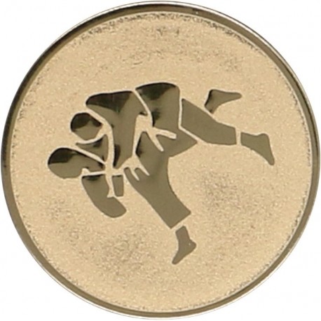 Emblemat samoprzylepny złoty - judo - D1-A59