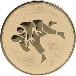 Emblemat samoprzylepny złoty - judo - D2-A59