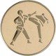 Emblemat samoprzylepny złoty - karate - D1-A60