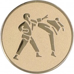 Emblemat samoprzylepny złoty - karate - D2-A60