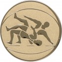 Emblemat samoprzylepny złoty - zapasy - D1-A61