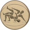 Emblemat samoprzylepny złoty - zapasy - D2-A61