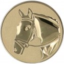 Emblemat samoprzylepny złoty - jeździectwo - D1-A71