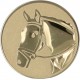 Emblemat samoprzylepny złoty - jeździectwo - D2-A71