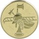Emblemat samoprzylepny złoty - pożarnictwo - D1-A85