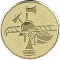 Emblemat samoprzylepny złoty - pożarnictwo - D2-A85