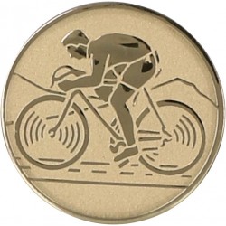 Emblemat samoprzylepny złoty - kolarstwo - D2-A99