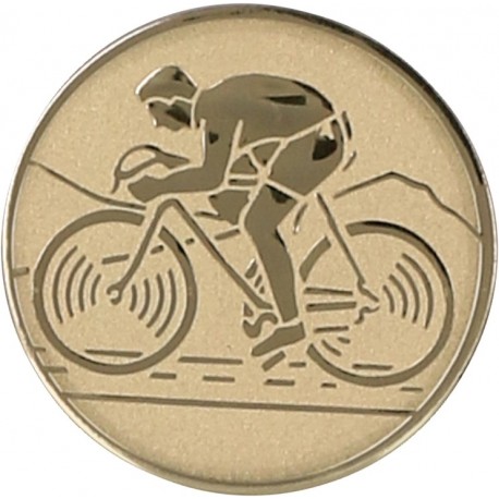 Emblemat samoprzylepny złoty - kolarstwo - D2-A99