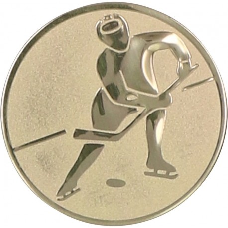 Emblemat samoprzylepny złoty - hokej na lodzie - D1-A106
