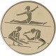Emblemat samoprzylepny złoty - gimnastyka artystyczna - D1-A130